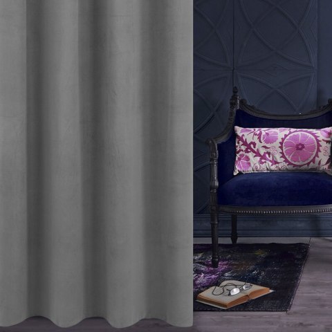 ZASŁONA GOTOWA MILO 140 X 250 CM STALOWY ZASŁONA GOTOWA MILO 140 X 250 CM STALOWY