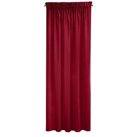 ZASŁONA GOTOWA SIBEL NA TAŚMIE 140 X 270 CM BORDOWY ZASŁONA GOTOWA SIBEL NA TAŚMIE 140 X 270 CM BORDOWY