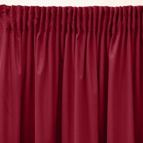 ZASŁONA GOTOWA SIBEL NA TAŚMIE 140 X 270 CM BORDOWY ZASŁONA GOTOWA SIBEL NA TAŚMIE 140 X 270 CM BORDOWY