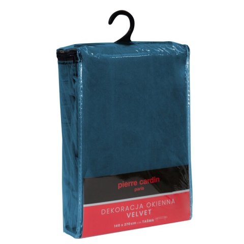 ZASŁONA GOTOWA SIBEL NA TAŚMIE 140 X 270 CM CIEMNONIEBIESKI ZASŁONA GOTOWA SIBEL NA TAŚMIE 140 X 270 CM CIEMNONIEBIESKI