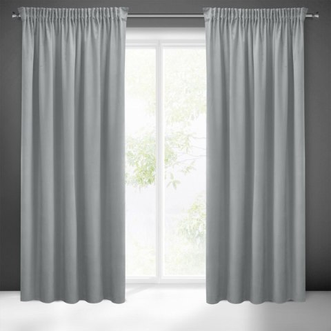 ZASŁONA GOTOWA SIBEL NA TAŚMIE 140 X 270 CM SZARY ZASŁONA GOTOWA SIBEL NA TAŚMIE 140 X 270 CM SZARY