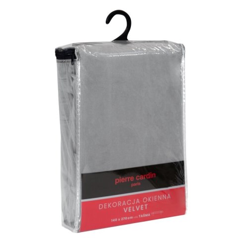 ZASŁONA GOTOWA SIBEL NA TAŚMIE 140 X 270 CM SZARY ZASŁONA GOTOWA SIBEL NA TAŚMIE 140 X 270 CM SZARY