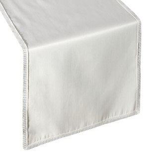 OBRUS DEKORACYJNY 35 X 140 CM BEŻOWY