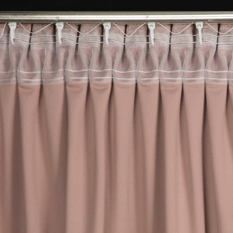 ZASŁONA GOTOWA AIR NA TAŚMIE 140 X 270 CM PUDROWY RÓŻ