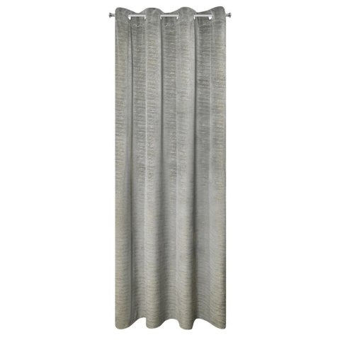 ZASŁONA GOTOWA ALUVIA 140 X 250 CM STALOWY