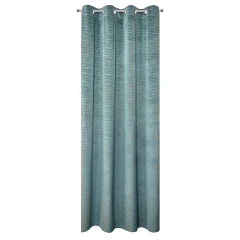 ZASŁONA GOTOWA ALUVIA 140 X 250 CM TURKUSOWY