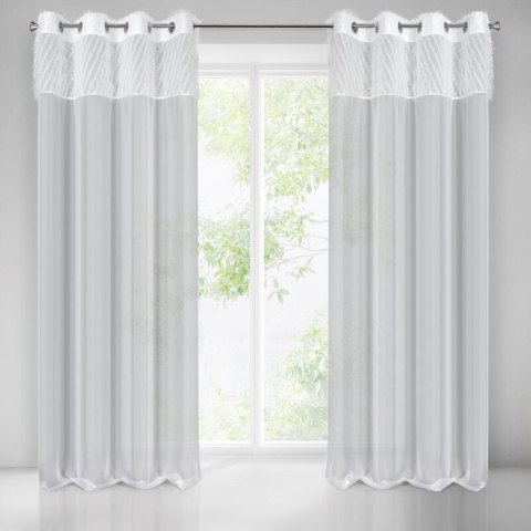 ZASŁONA GOTOWA AMIRA 140 X 250 CM BIAŁY