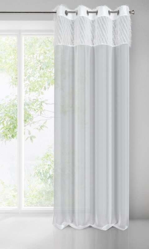 ZASŁONA GOTOWA AMIRA 140 X 250 CM BIAŁY