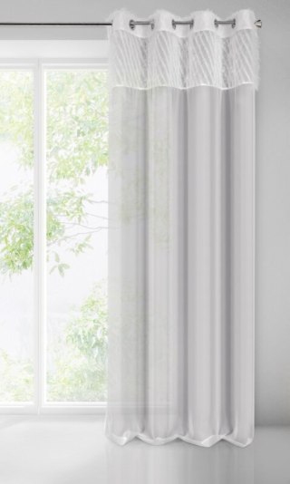 ZASŁONA GOTOWA AMIRA 140 X 250 CM JASNOSZARY