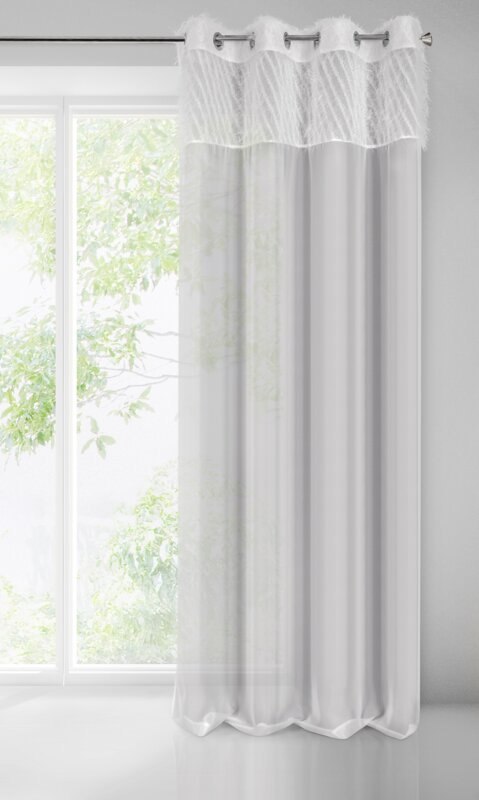 ZASŁONA GOTOWA AMIRA 140 X 250 CM JASNOSZARY