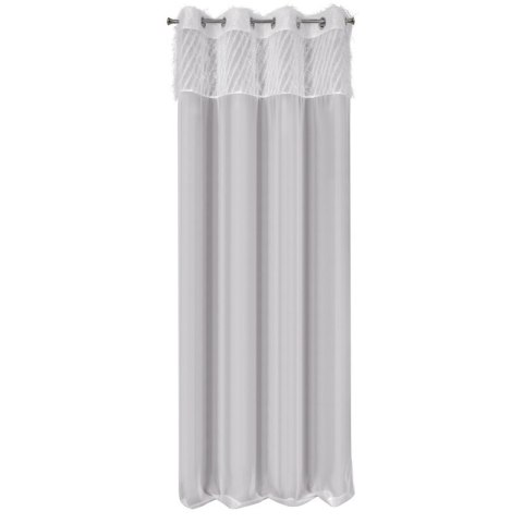ZASŁONA GOTOWA AMIRA 140 X 250 CM JASNOSZARY