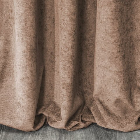 ZASŁONA GOTOWA ANISA NA TAŚMIE 140 X 270 CM CIEMNORÓŻOWY