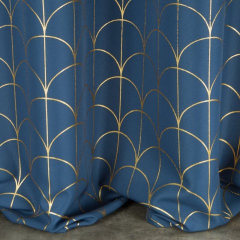 ZASŁONA GOTOWA CANDE 140 X 250 CM GRANATOWY