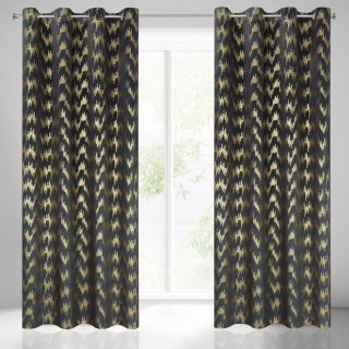 ZASŁONA GOTOWA CHILL 140 X 250 CM CZARNY