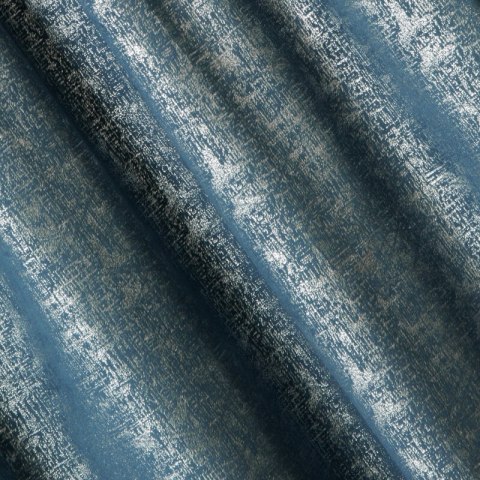 ZASŁONA GOTOWA D91 CYPR NA TAŚMIE 140 X 270 CM GRANATOWY