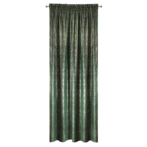 ZASŁONA GOTOWA D91 CYPR NA TAŚMIE 140 X 270 CM ZIELONY