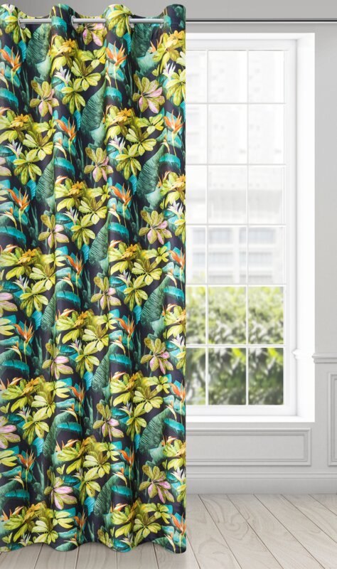 ZASŁONA GOTOWA D91 LIVY 140 X 250 CM CZARNY