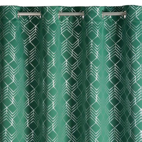 ZASŁONA GOTOWA D91 POLI 140 X 250 CM ZIELONY