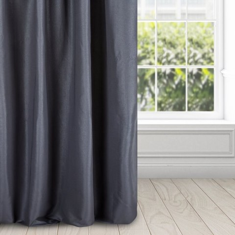 ZASŁONA GOTOWA ESSME NA TAŚMIE 140 X 270 CM GRANATOWY