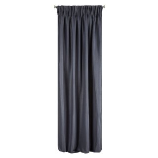 ZASŁONA GOTOWA ESSME NA TAŚMIE 140 X 270 CM GRANATOWY