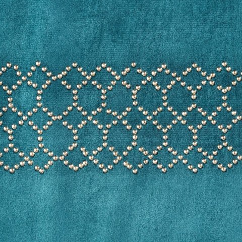 ZASŁONA GOTOWA JOVITA NA TAŚMIE 140 X 270 CM CIEMNOTURKUSOWY