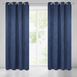 ZASŁONA GOTOWA ROSSIE 140 X 250 CM GRANATOWY