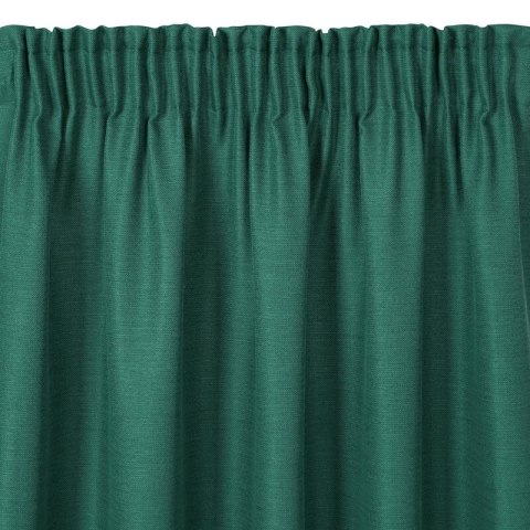 ZASŁONA GOTOWA STYLE NA TAŚMIE 140 X 270 CM ZIELONY