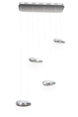 LAMPA ELIZA (03) 70 X 25 X 120 CM SREBRNY