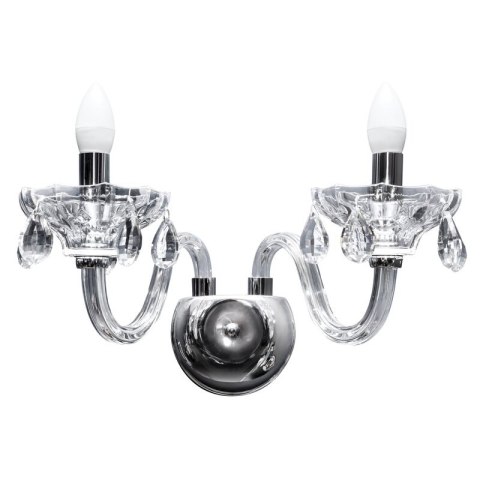 LAMPA KIRA (02) O 42 X 23 CM SREBRNY LAMPA KIRA (02) O 42 X 23 CM SREBRNY