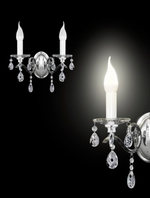 LAMPA LORETA (02) 34 X 20 X 32 CM SREBRNY LAMPA LORETA (02) 34 X 20 X 32 CM SREBRNY