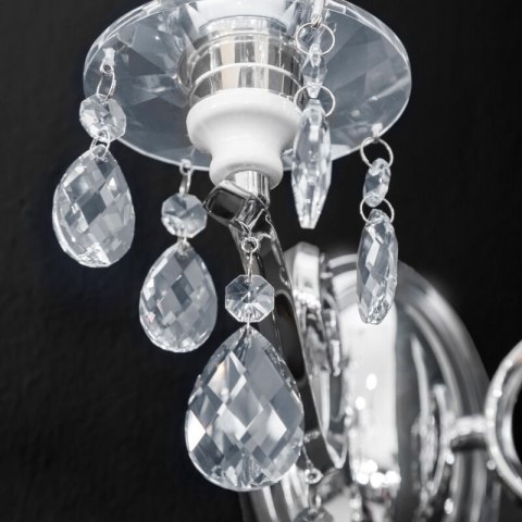 LAMPA LORETA (02) 34 X 20 X 32 CM SREBRNY LAMPA LORETA (02) 34 X 20 X 32 CM SREBRNY