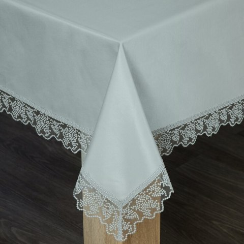 OBRUS DEKORACYJNY 150 X 300 CM SREBRNY OBRUS DEKORACYJNY 150 X 300 CM SREBRNY