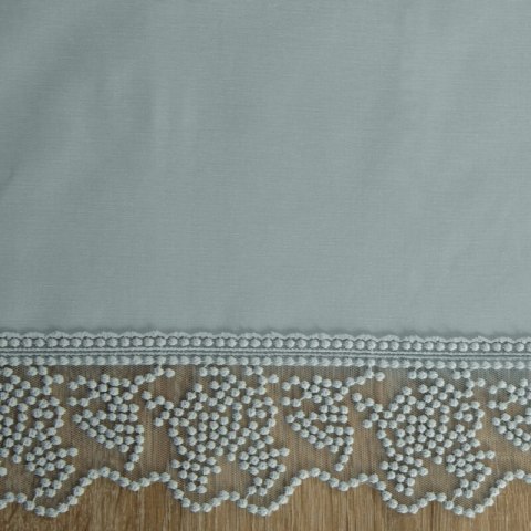 OBRUS DEKORACYJNY 150 X 300 CM SREBRNY OBRUS DEKORACYJNY 150 X 300 CM SREBRNY