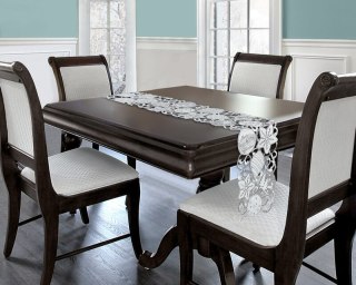 OBRUS ILONA 20 X 160 CM SREBRNY