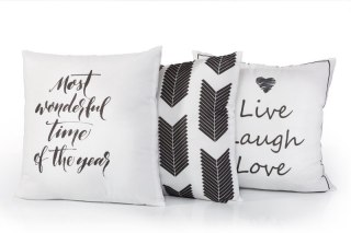 POSZEWKA ANISE 40 X 40 CM BIAŁY