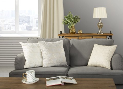 POSZEWKA HAZEL 40 X 40 CM JASNOPOPIELATY POSZEWKA HAZEL 40 X 40 CM JASNOPOPIELATY