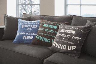 POSZEWKA LUIS 45 X 45 CM BIAŁY