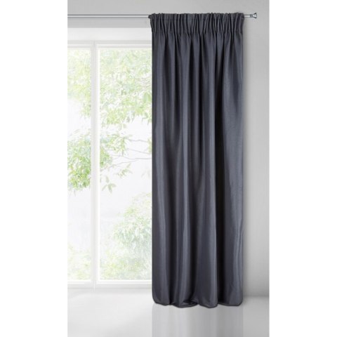 ZASŁONA GOTOWA AGGIE NA TAŚMIE 140 X 270 CM GRANATOWY