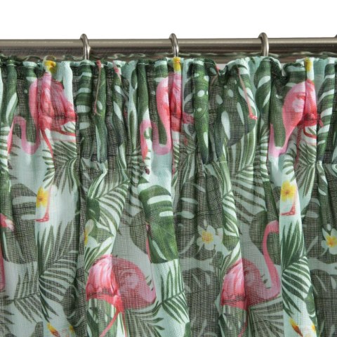 ZASŁONA GOTOWA BOTANIC NA TAŚMIE 140 X 250 CM BIAŁY