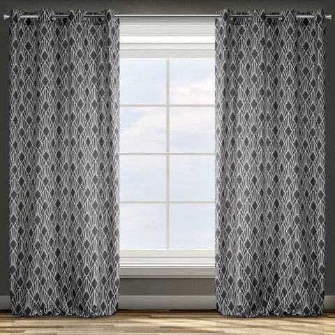 ZASŁONA GOTOWA D91 IDA 140 X 250 CM STALOWY ZASŁONA GOTOWA D91 IDA 140 X 250 CM STALOWY