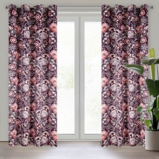 ZASŁONA GOTOWA MIREI 140 X 250 CM BURGUNDOWY