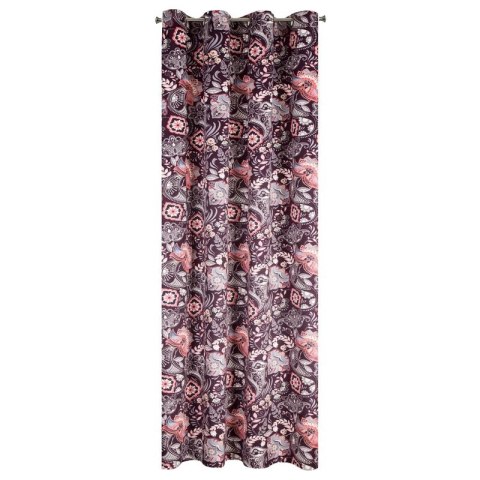 ZASŁONA GOTOWA MIREI 140 X 250 CM BURGUNDOWY
