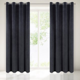 ZASŁONA GOTOWA MORENA 140 X 250 CM GRAFITOWY