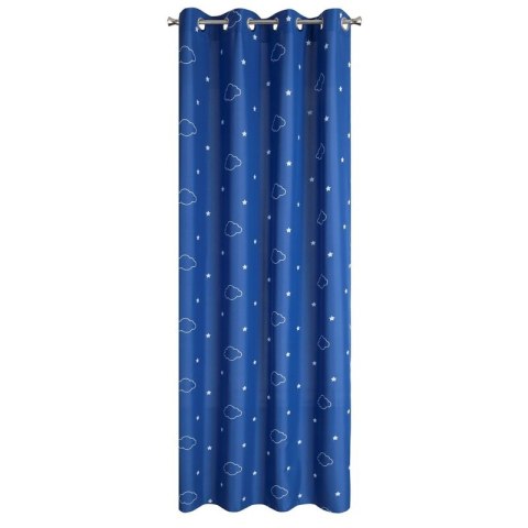 ZASŁONA GOTOWA NUBLES 140 X 250 CM GRANATOWY