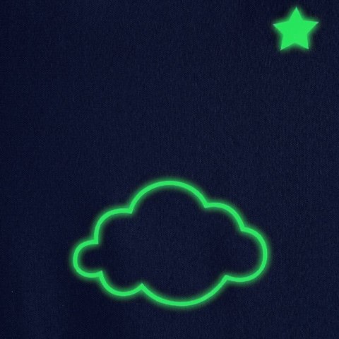 ZASŁONA GOTOWA NUBLES 140 X 250 CM GRANATOWY