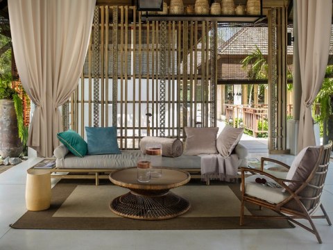 ZASŁONA GOTOWA RITA 140 X 250 CM CIEMNOBEŻOWY