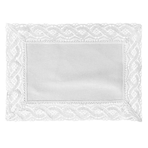 OBRUS SUSAN 30 X 40 CM BIAŁY OBRUS SUSAN 30 X 40 CM BIAŁY