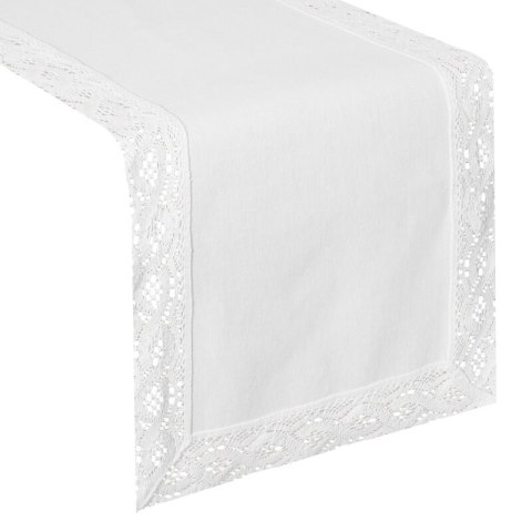 OBRUS SUSAN 35 X 180 CM BIAŁY OBRUS SUSAN 35 X 180 CM BIAŁY