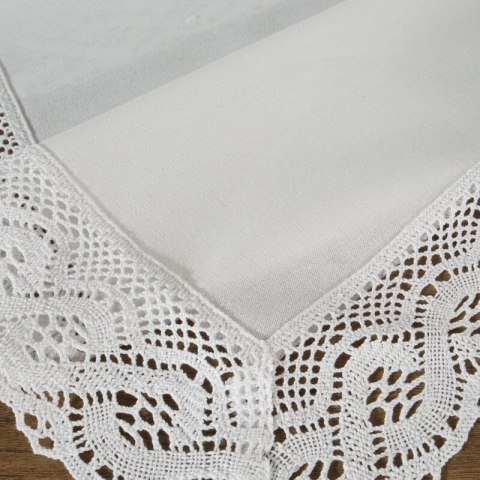 OBRUS SUSAN 40 X 140 CM BIAŁY OBRUS SUSAN 40 X 140 CM BIAŁY