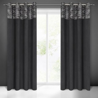 ZASŁONA GOTOWA ARIANA 140 X 250 CM CZARNY